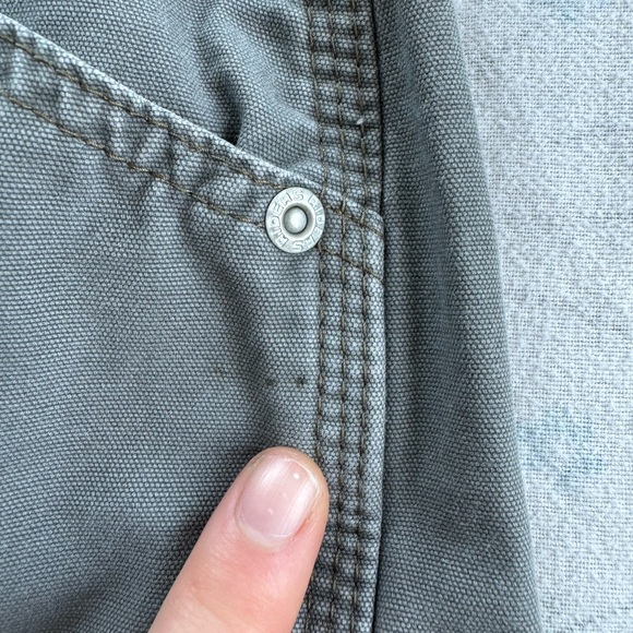 Rider’s High Waisted Cargo Shorts on Olive Green - Picture 8 of 12